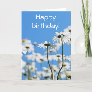 Weiß auf Blau Karte