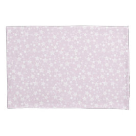 Weiß auf Dusty Pink | Muster für Linoldruckstars Kissenbezug