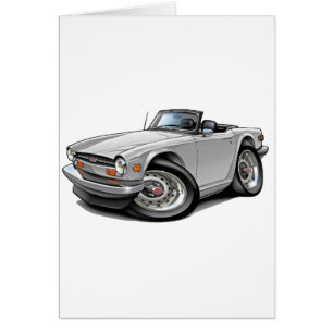 Weiß-Auto Triumphs TR6