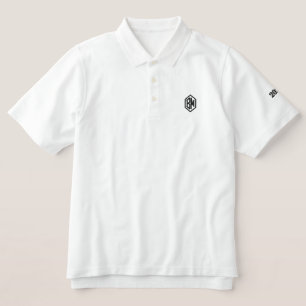 Weiß besticktes Shirt