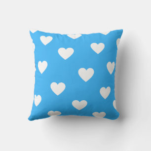 Weiß Blau Süß Gemütlich Modern Romantisch Chic Her Kissen