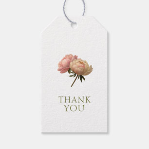 Weiß   Chic Rose Wedding Vielen Dank für Ihr Gesch Geschenkanhänger