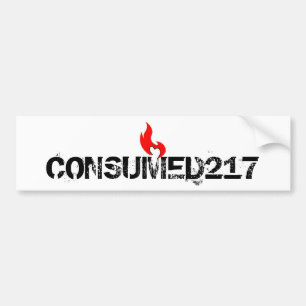 Weiß Consumed217 Autoaufkleber