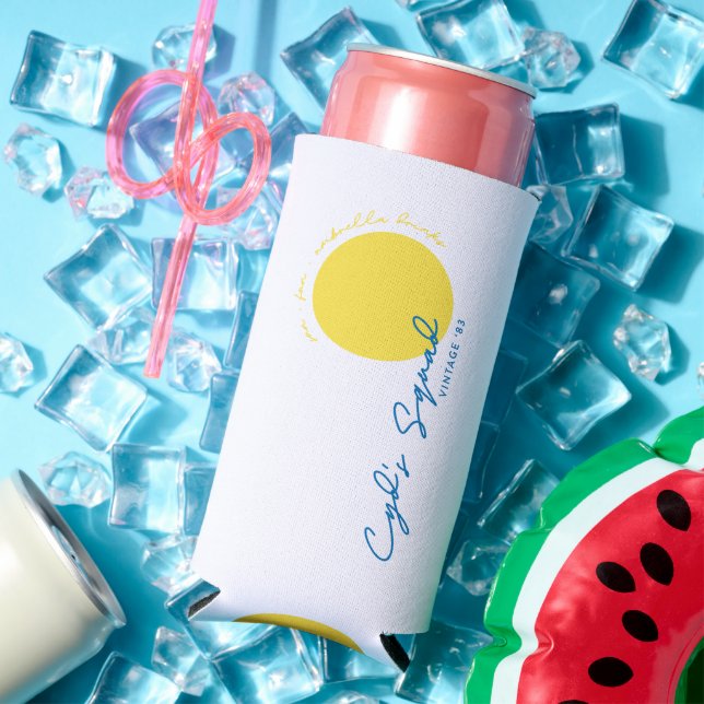Weiß-Cyd-Squad-Slim-Dose kälter Selters Dosenkühler (In Situ Sommer)