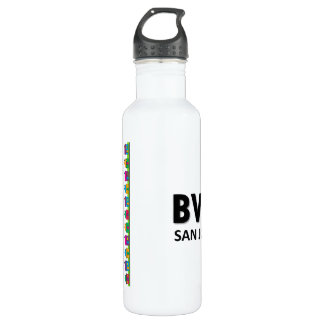Weiß der BVNA Wasser-Flaschen-(24 Unze) Trinkflasche