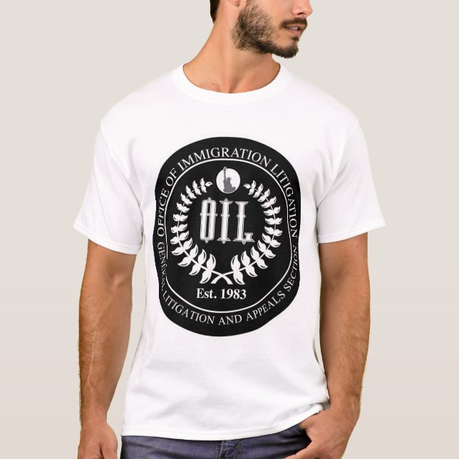 Weiß für Männer - Dunkles Logo T-Shirt (Vorderseite)