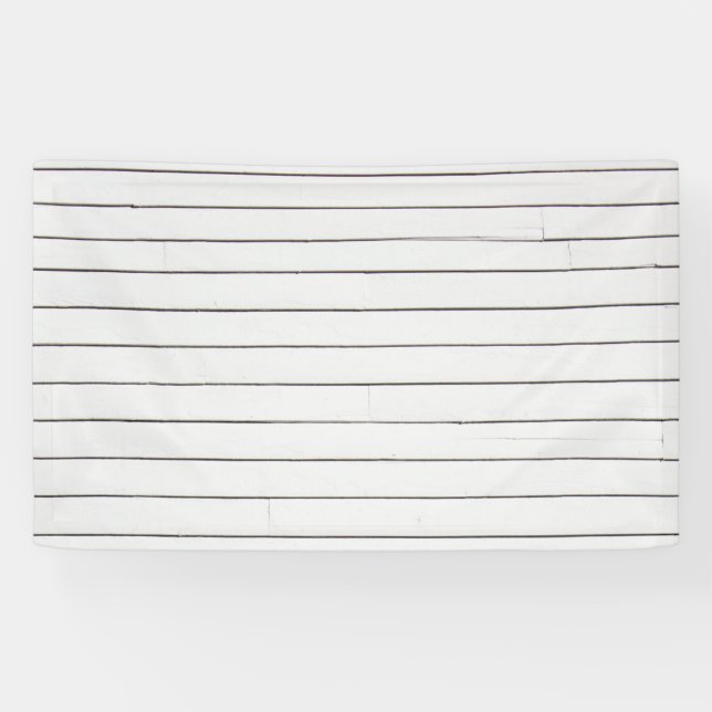 Weiß gestrichene Holzplatten oder Wand-Hintergrund Banner (Horizontal)