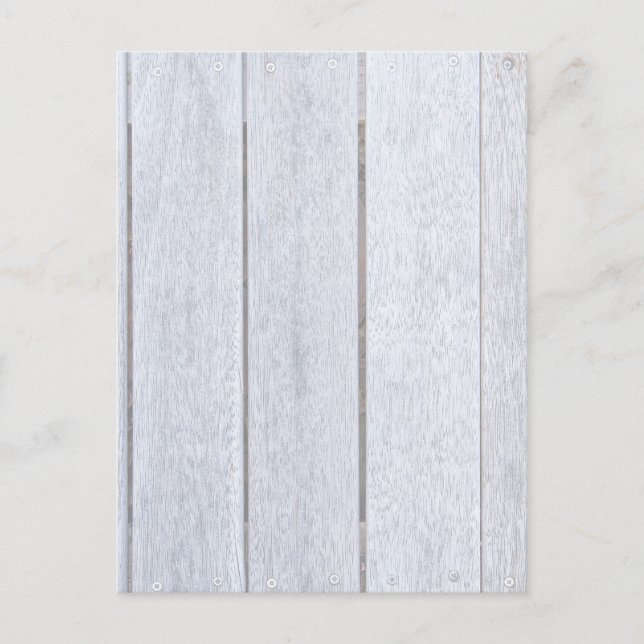 weiß getünchtes altgewittertes Holz Hintergrund Ho Postkarte (Vorderseite)