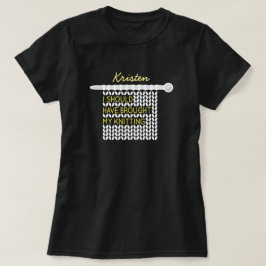 Weiß, hätte ich mir das Knittern machen sollen T-Shirt