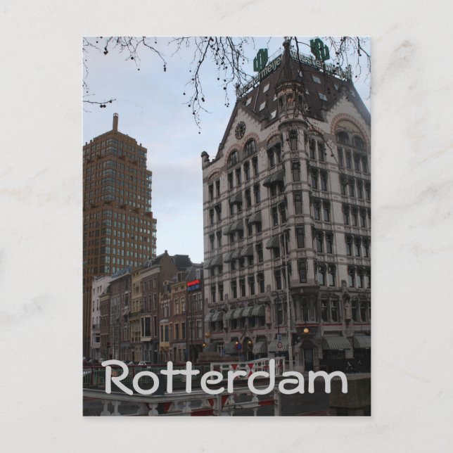 Weiß Haus, Rotterdam Postkarte (Vorderseite)