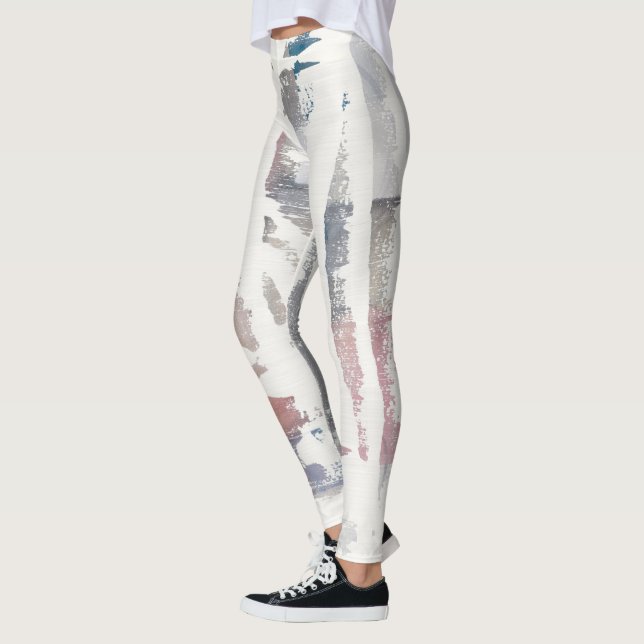 Weiß heraus erntet leggings (Links)