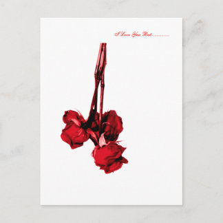 Weiß, ich Liebe dich aber................ Postkarte