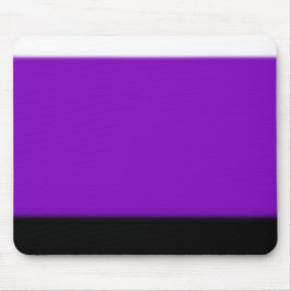 Weiß, Lila und Schwarz Ombre Mousepad