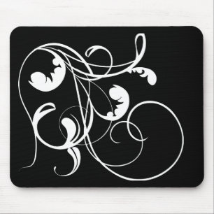 Weiß-Locken Mousepad