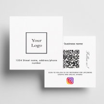 Weiß Logo qr Code Instagramm folgen uns