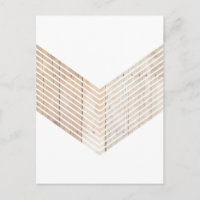 Weiß Minimalistisch Zickzack mit Holz