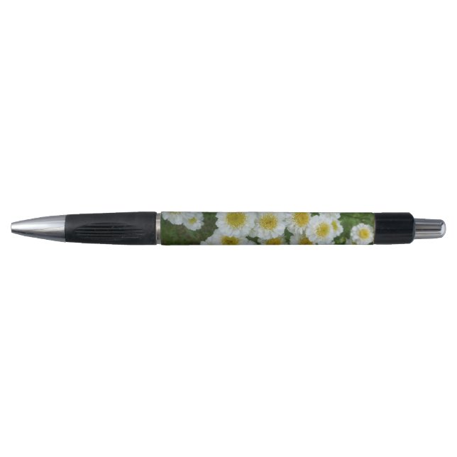 Weiß mit gelben Blume Pen Emmy Kugelschreiber (Vorderseite)
