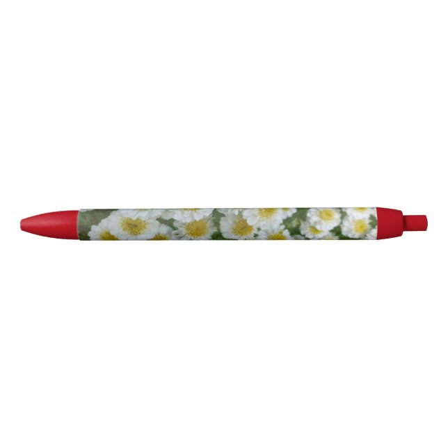 Weiß mit gelben Blume Rottrippchen Kugelschreiber (Vorderseite)