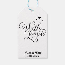 Weiß mit Liebe Niedliche moderne kalligraphische H