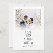 Weiß Moderne Hochzeit des minimalistischen Fotos