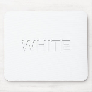 Weiß Mousepad