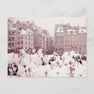 Weiß Paris Postkarte