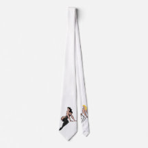 Weiß - Pinup - Neck Tie