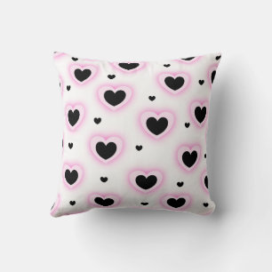 Weiß Rosa Süß Gemütlich Modern Romantisch Chic Her Kissen