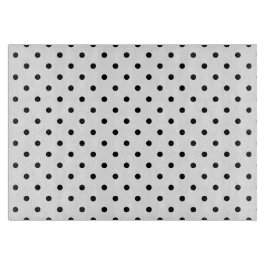 Weiß/schwarz Polka Dots Cutting Board Schneidebrett
