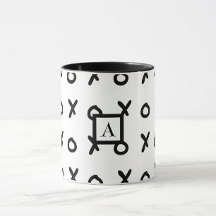 Weiß & Schwarz X O XO X&O's Trendig Süß Tasse