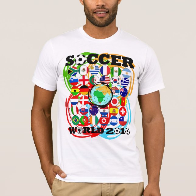 Weiß-T - Shirt-Farbrotation der T-Shirt (Vorderseite)