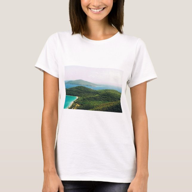 Weiß-T - Shirt mit St. Thomas-Szene (Vorderseite)
