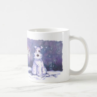 Weiß-Tasse Drahtfox-Winter-11oz Kaffeetasse