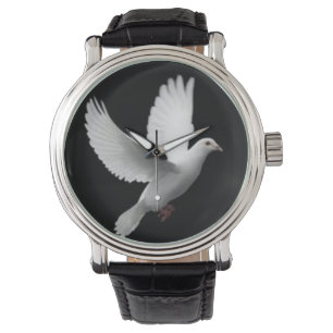 Weiß-Taube 2 Armbanduhr