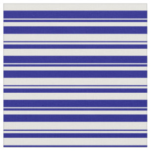 Weiß und blau gestreiftes Muster Stoff