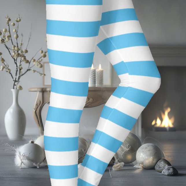 Weiß und Blau Leggings (Von Creator hochgeladen)