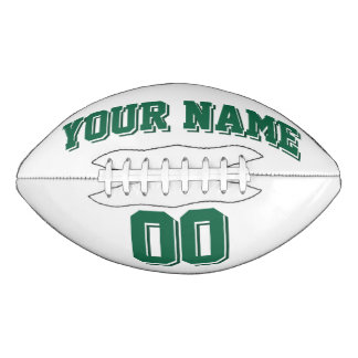 WEISS UND DUNKEL GREEN Custom Football
