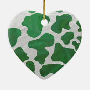 Weiß und grün keramikornament