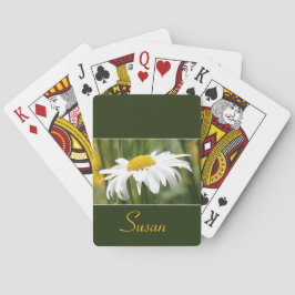 Weiß und Grün Spielkarten