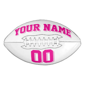 WEISS UND PINK Custom Football