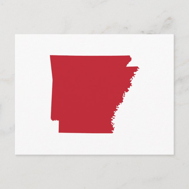 Weiß und Rot nach Arkansas Ankündigung Postkarte (Vorderseite)