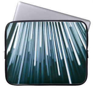 Weiß und Schwarz Laptopschutzhülle