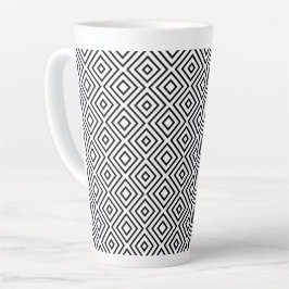 weiß und schwarz milchtasse