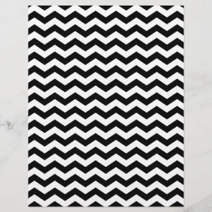 Weiß und Schwarz Zig Zag