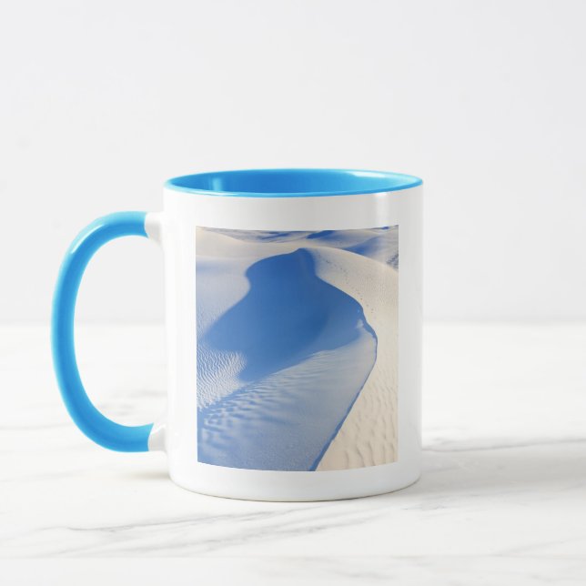 Weiß versandet nationales Monument Tasse (Links)