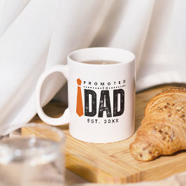Weiß zum Vater des Neuen Papa Vatertag Zitat Kaffeetasse