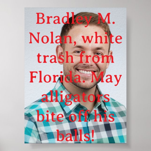 Weißabfall aus Florida Poster (Vorne)