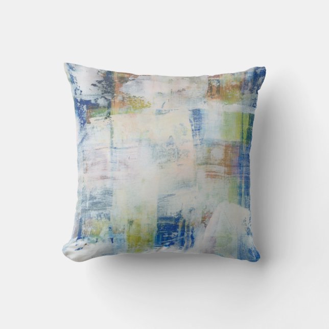 Weißabstrich III Kissen (Vorderseite)