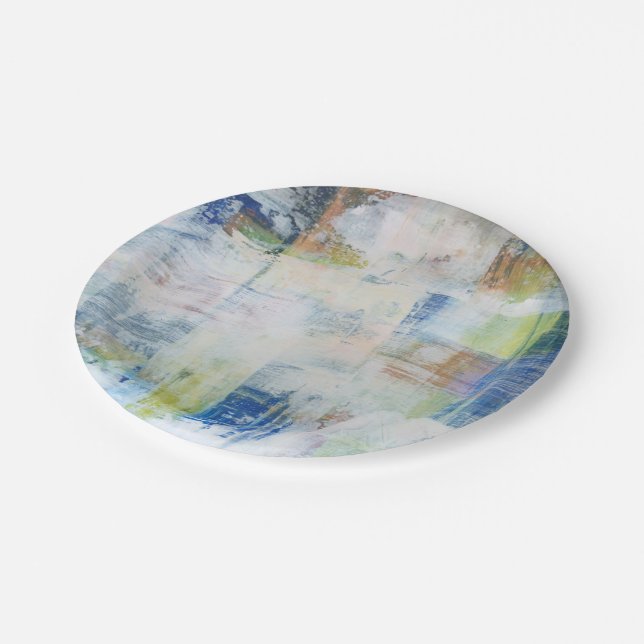 Weißabstrich III Pappteller (Schrägansicht)