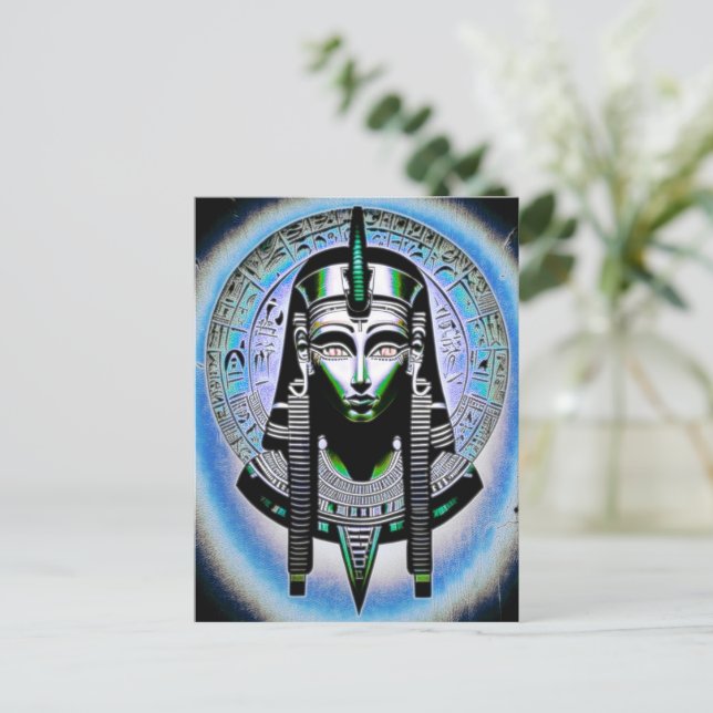 WeißÄgypten 10 Postkarte (Stehend Vorderseite)